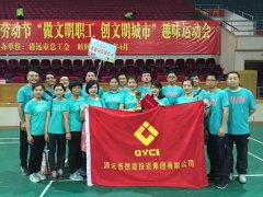 公司工會(huì)組織職工參加“清遠(yuǎn)市職工慶‘五一’