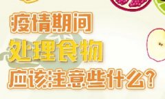 疫情期間，處理食物應(yīng)該注意些什么？