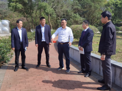 筑牢防線，平安清明丨肖啟純帶隊到市孖龍山陵園公司檢查安全生產(chǎn)和森林防滅